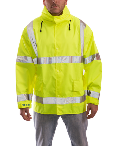 Vision™ Class 3 Breathable Waterproof High Visibility Jacket - Hi-Viz Apparel